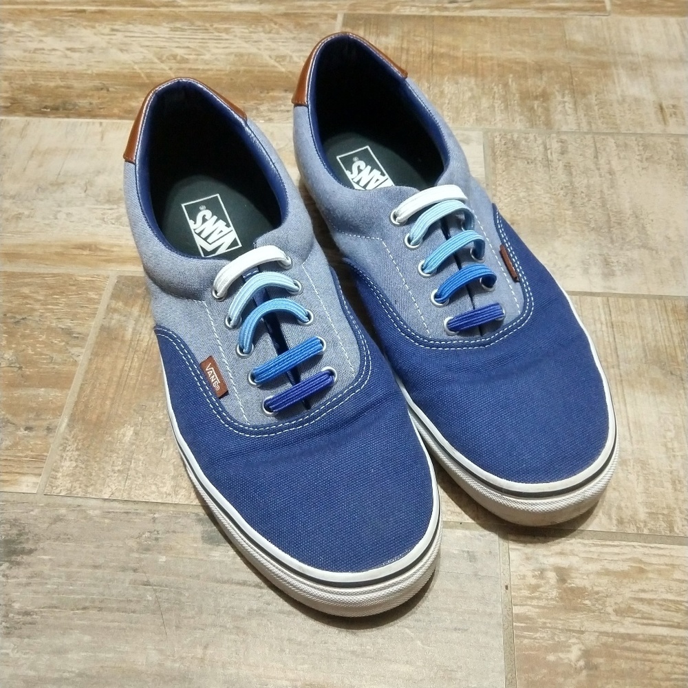 Men's Blue Van Shoes | Size 12